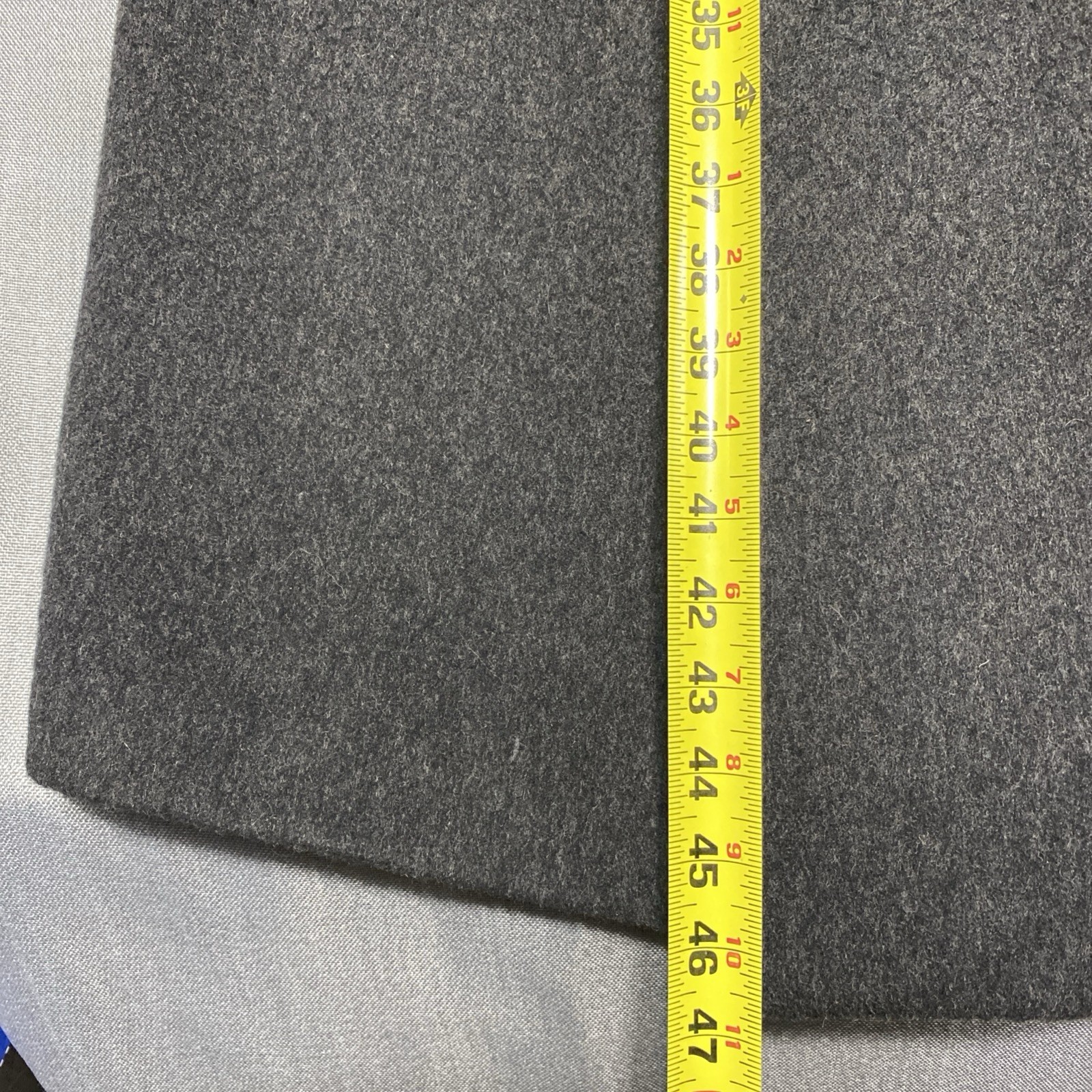 EVAN PICONE Double Breasted Full Length WOOL Blend Men’s Coat w/ SATIN Liner