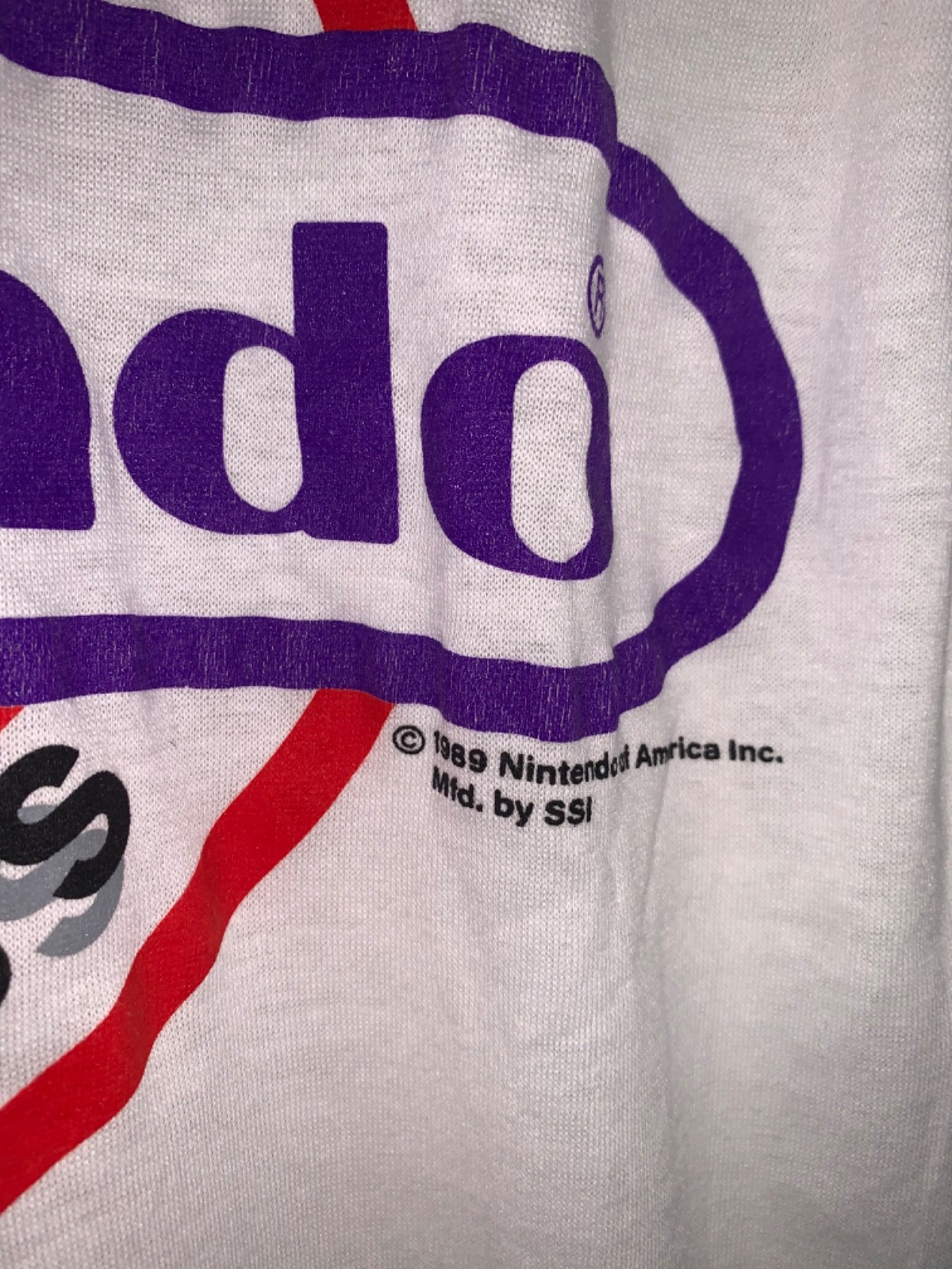 1989 vintage 1980s Nintendo Super Mario Bros. T-Shirt size S “Mario Madness” 80s
