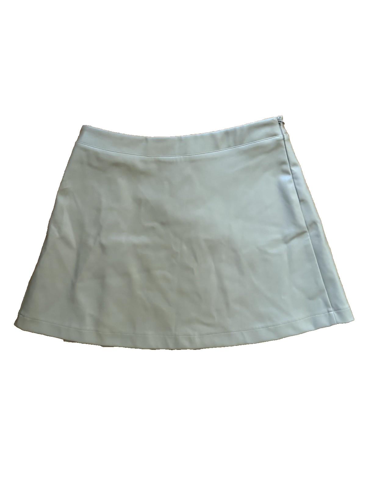Roberson Rodeo Women’s Size Small 100″ Vegan Leather Tan Mini Skirt