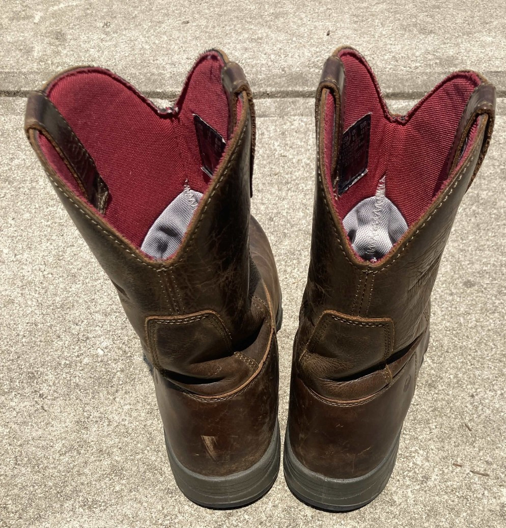 Wolverine Mens Dark Coffee Leather Cabor Wellington EPX CT Work Composite Boots