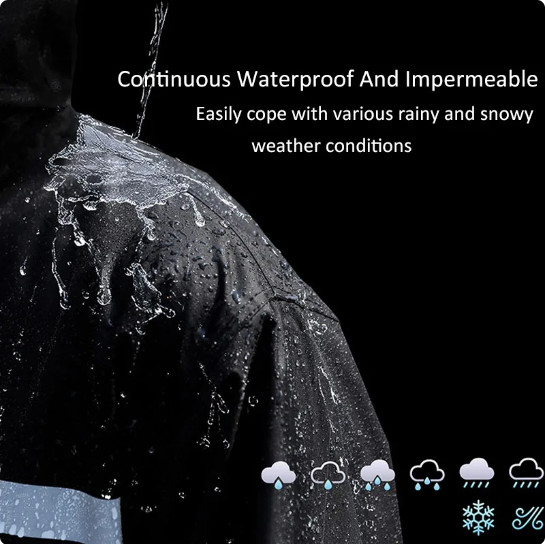 Waterproof Rain Suits Heavy Duty Raincoat Fishing Rain Gear Jacket & Pants Men