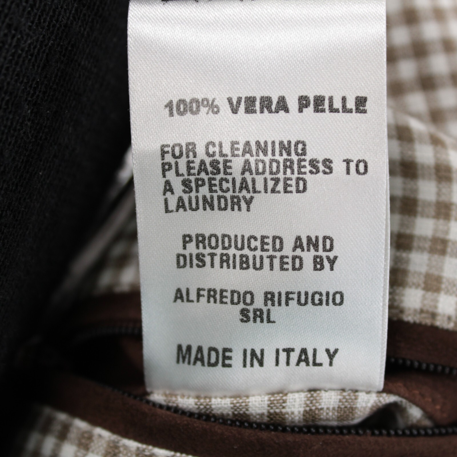 Rifugio NWD Vest / Bodywarmer Size 50 (Medium US) In Brown Suede Handmade