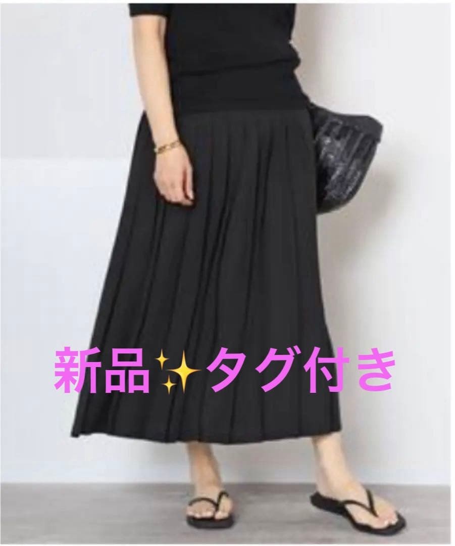 Deuxieme Classe KALLMEYER Black Pleated Skirt Size S Spring/Summer