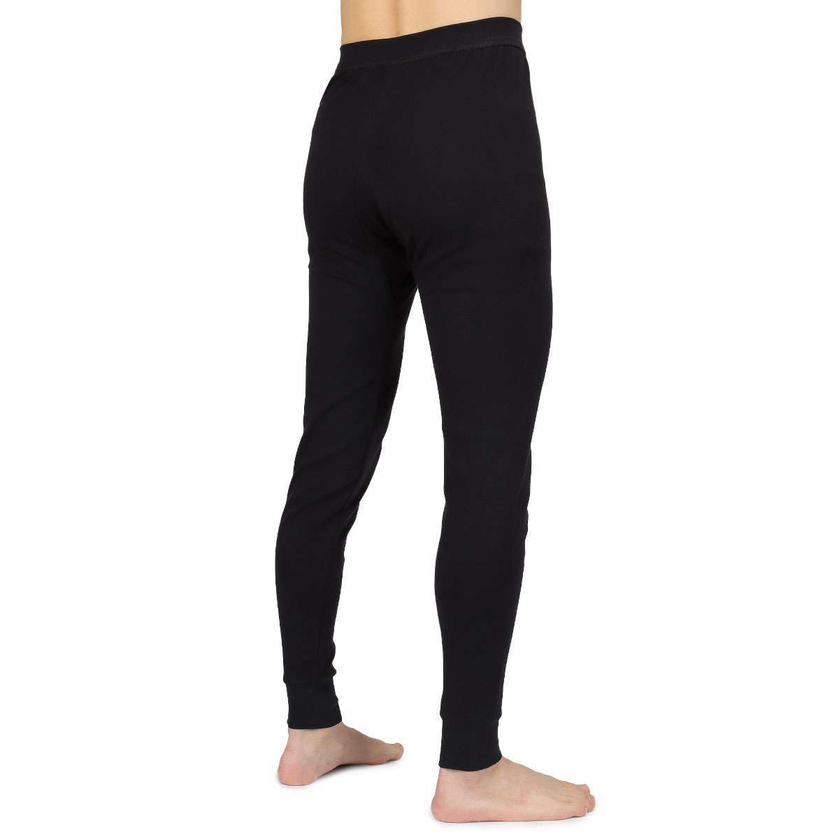 Men Winter Fleece Pants 100% Cotton Warm Thermal Long Johns Bottom Underwear