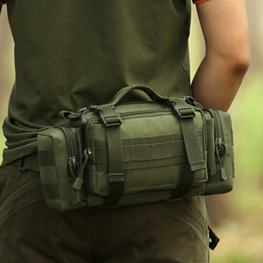 Tactical Waist Pack Molle Pouch Deployment Bag Utility Outdoor Camping Hiking
