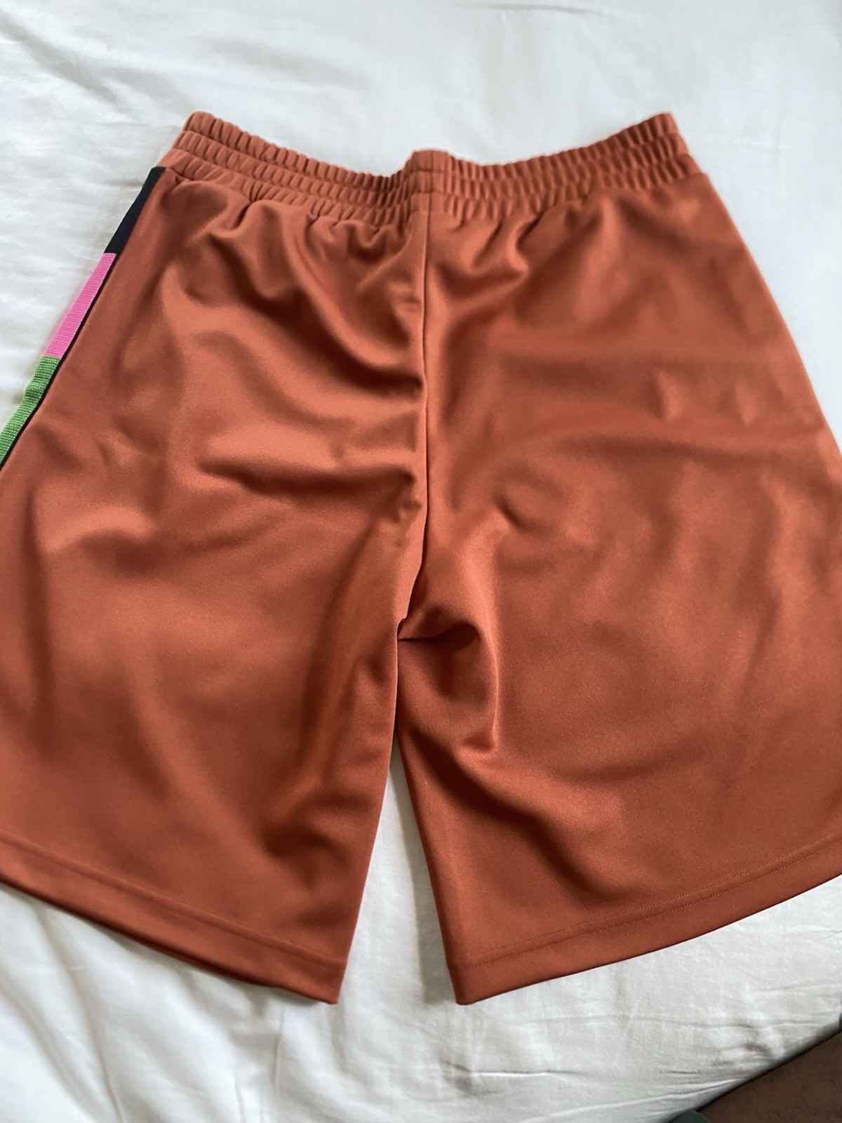 Palm angels White Shorts With Multi Color Side Panels