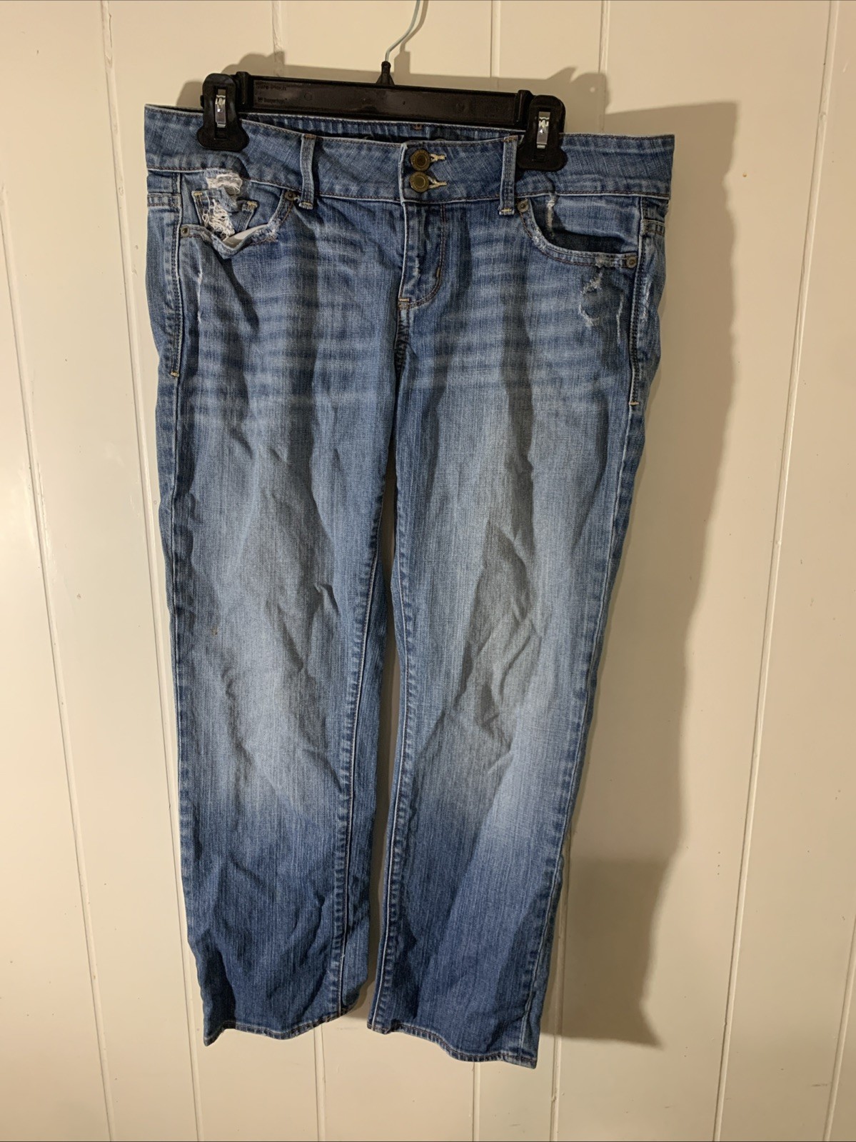 American Eagle Outfitters RN 54485 CA 03873 Women’s Straight Bule Jeans Size 10