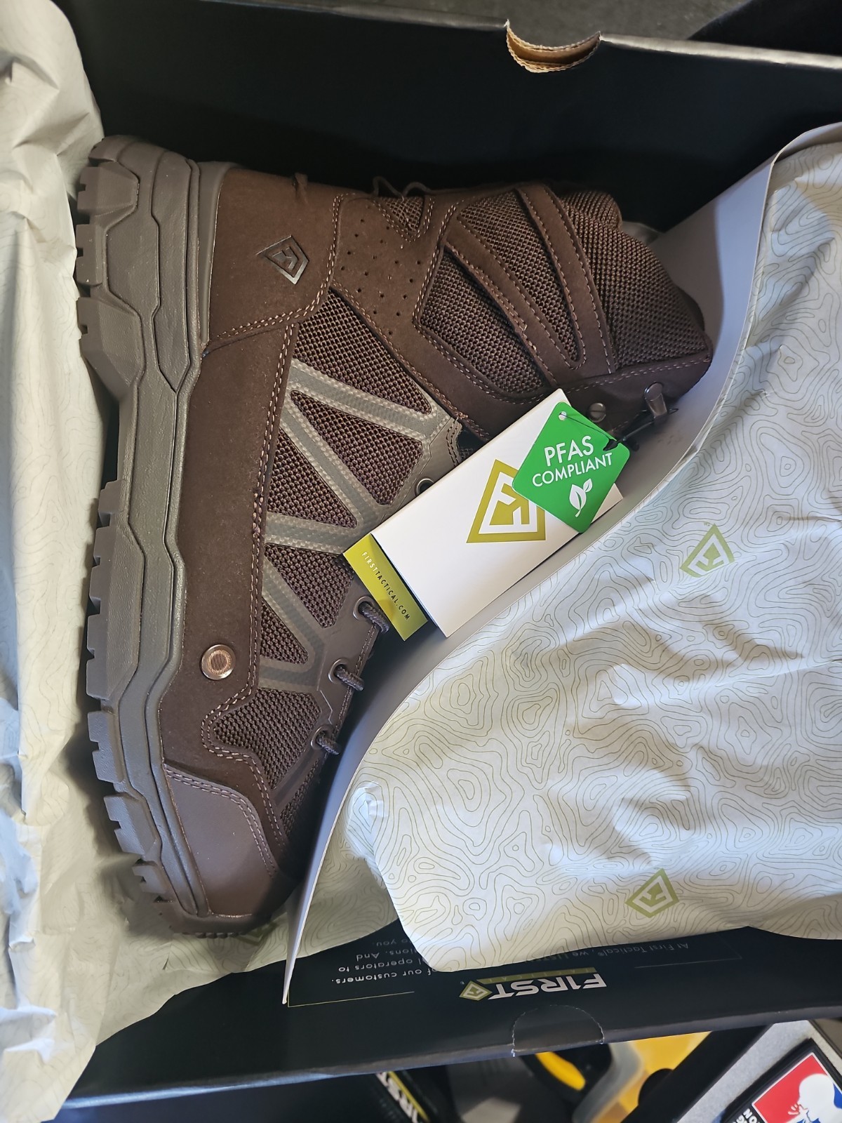 FIRST TACTICAL | Black Men 7 Operator Boots Sts | Size 10.5