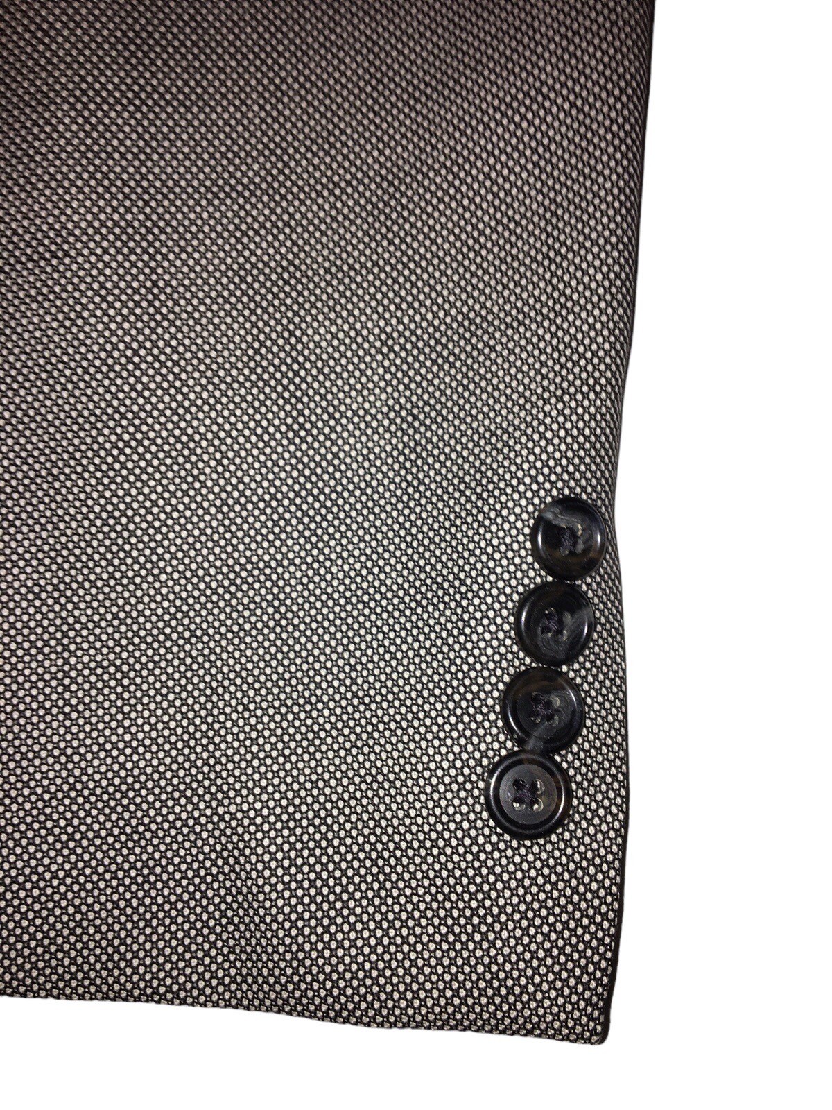 Corporate Image Tom James Mens 42R Wool Birdseye Suit Pleat Pant 34×28.5