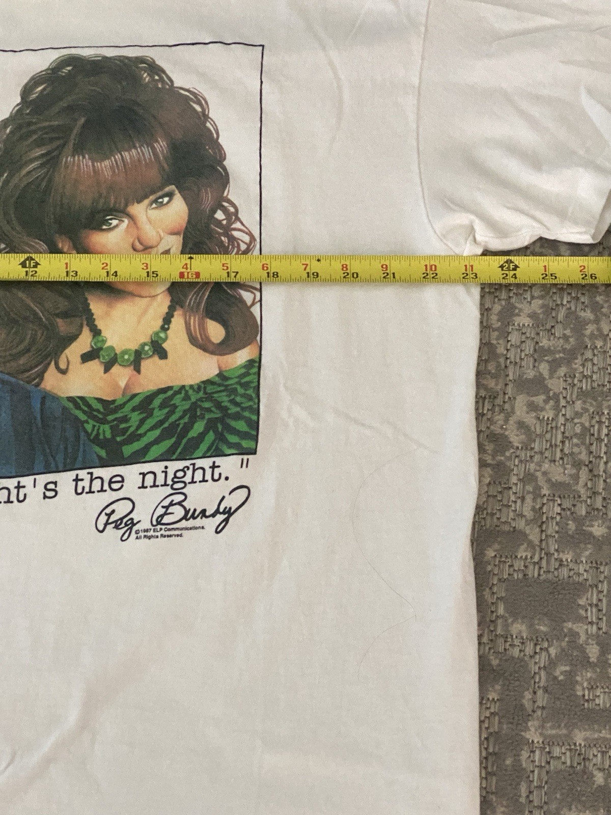 Vintage 1987 Al Peg Bundy Married With Children Shirt XL VTG 80s