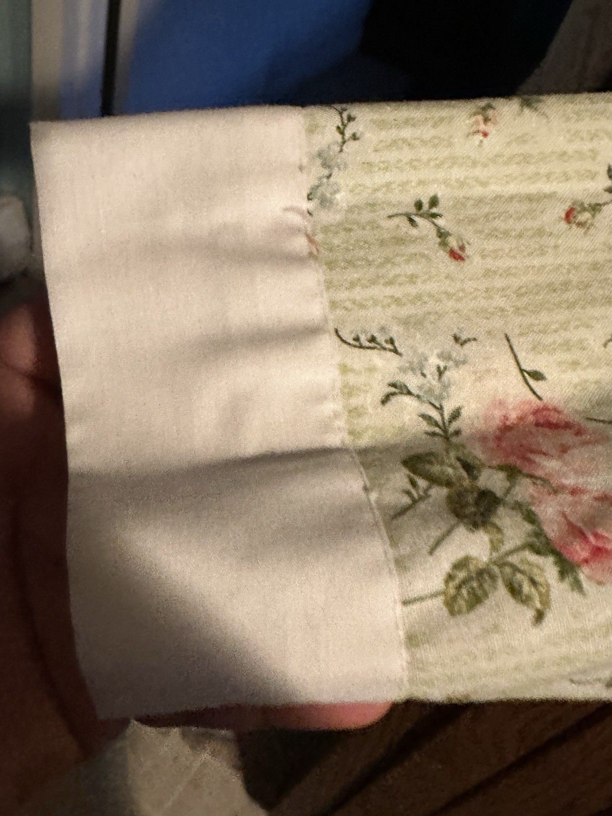 Vintage Cottagecore Floral Button-Down Blouse – Sage Green & Pink Roses