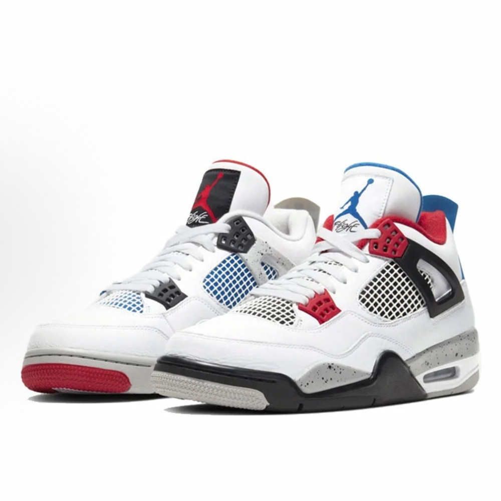 Jordan 4 Retro SE “What The” Retro Mid-Top Basketball Shoes Men’s Size US 7-12