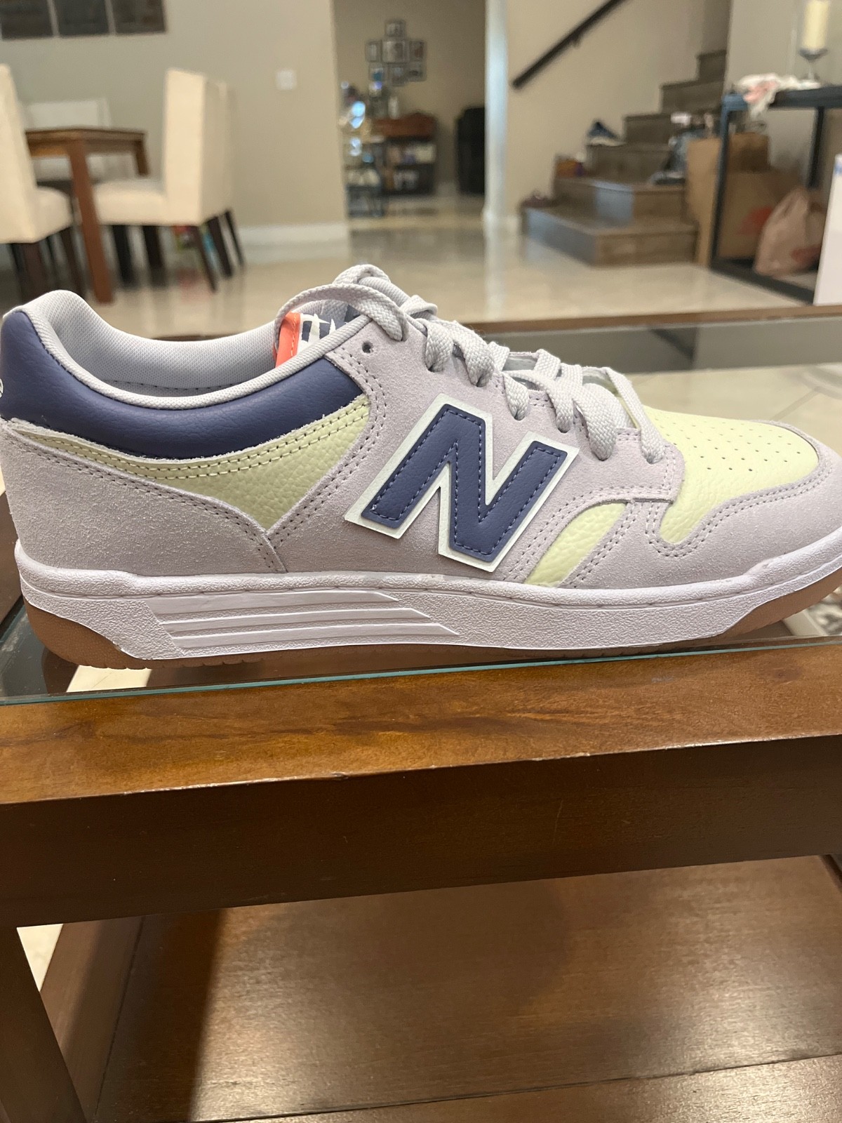 NWOB NEW BALANCE 480 BB480LPG BLUISH GRAY MENS SZ 10.5
