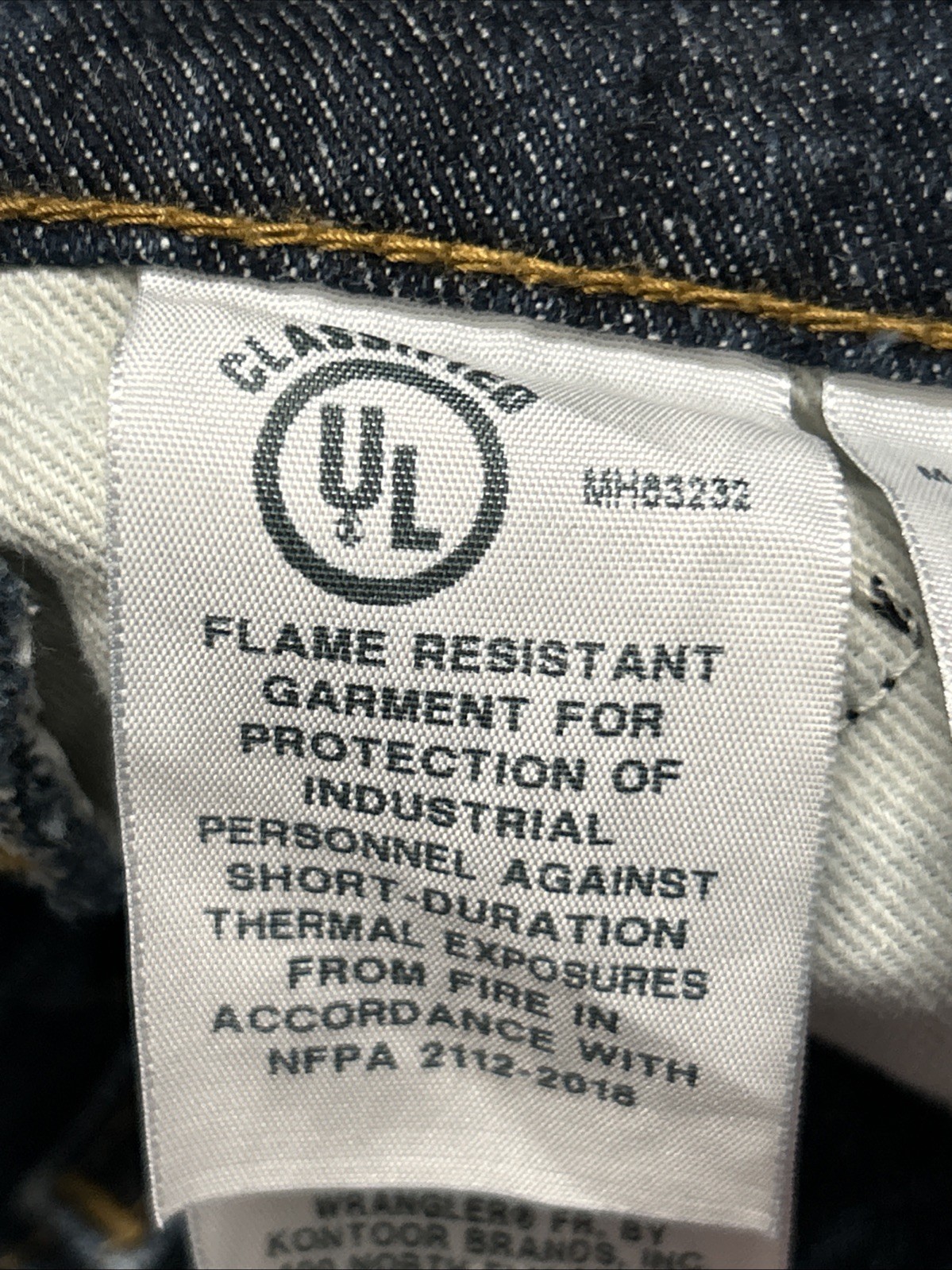Womens Wrangler FR Fire Resistant Jeans Size 7×34 Embroidered Pockets 10FRW10CH