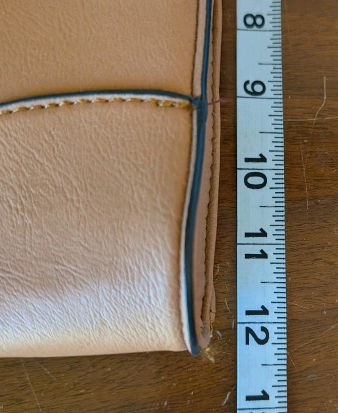 Tignanello Caramel Brown Pebbled Leather Satchel Style Purse Handbag Rhinestones