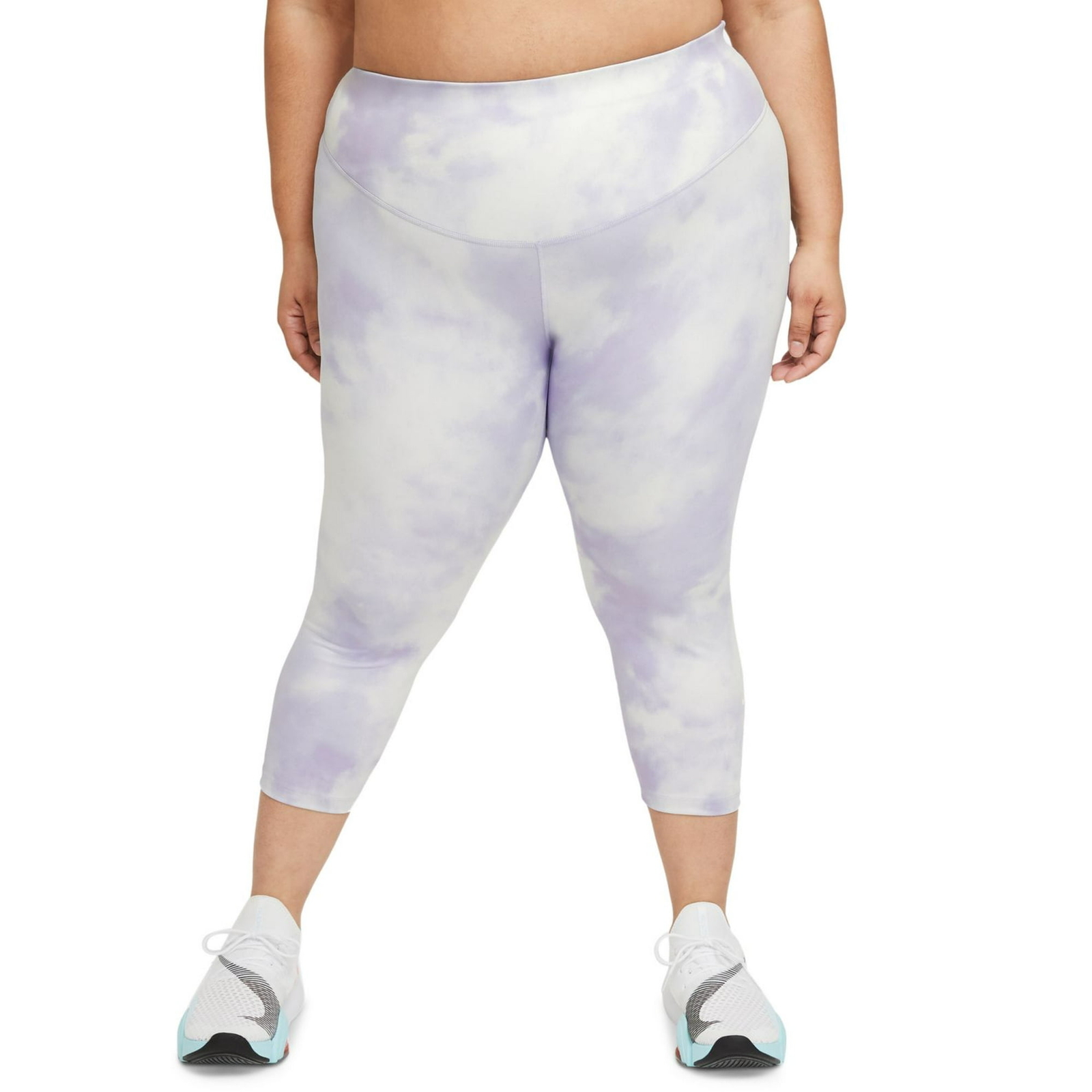 Nike 276405 Plus Size One Icon Clash Crop Leggings Size 2X