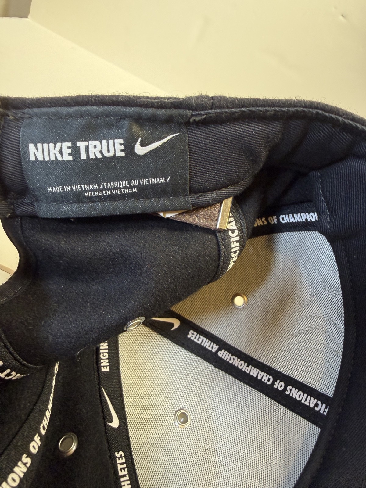 Nike True KD Kevin Durant Adjustable Strap Back Hat Wool Heavy Duty