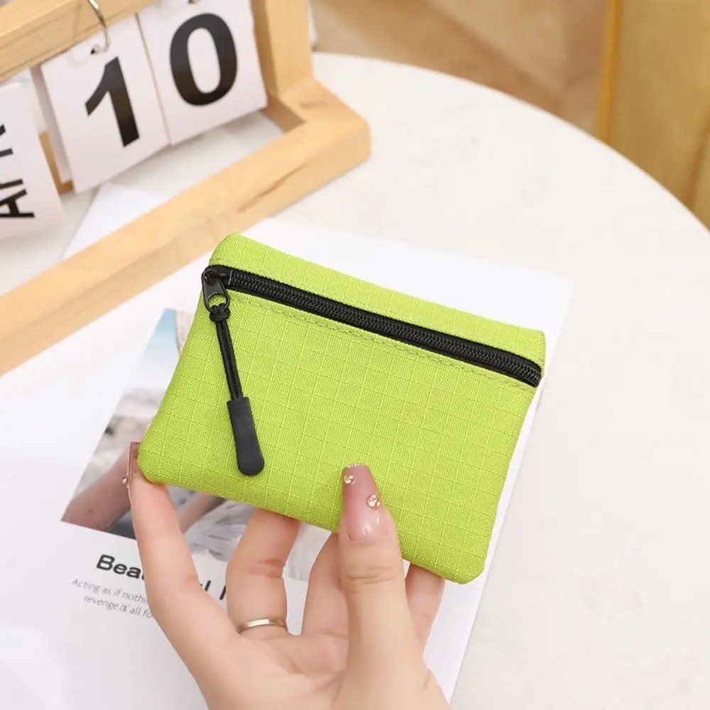 Canvas Mini Coin Purse Zipper Wallet Key Pouch Small Money Bag Unisex