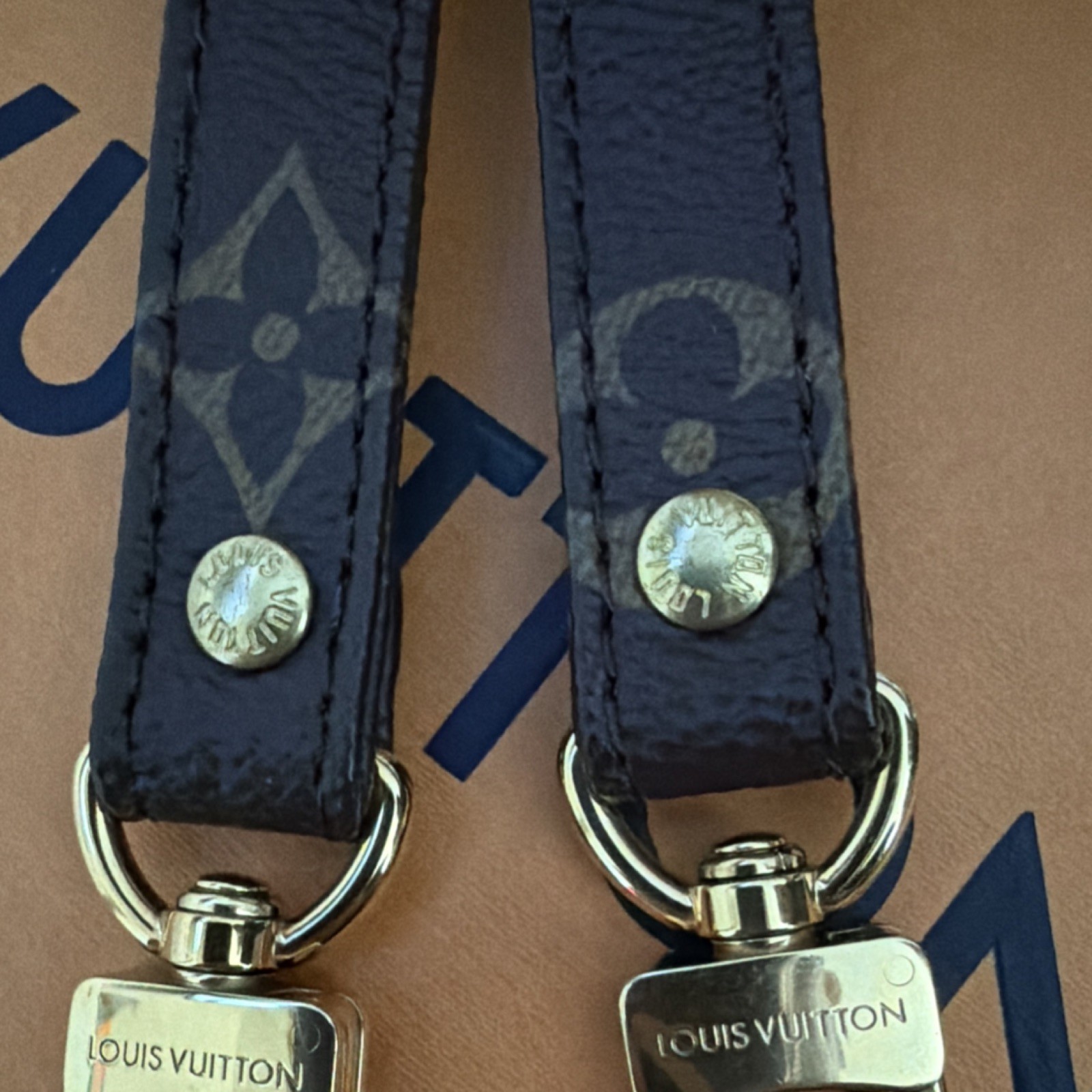 Authentic Louis Vuitton Adjustable Monogram Shoulder Strap J75010