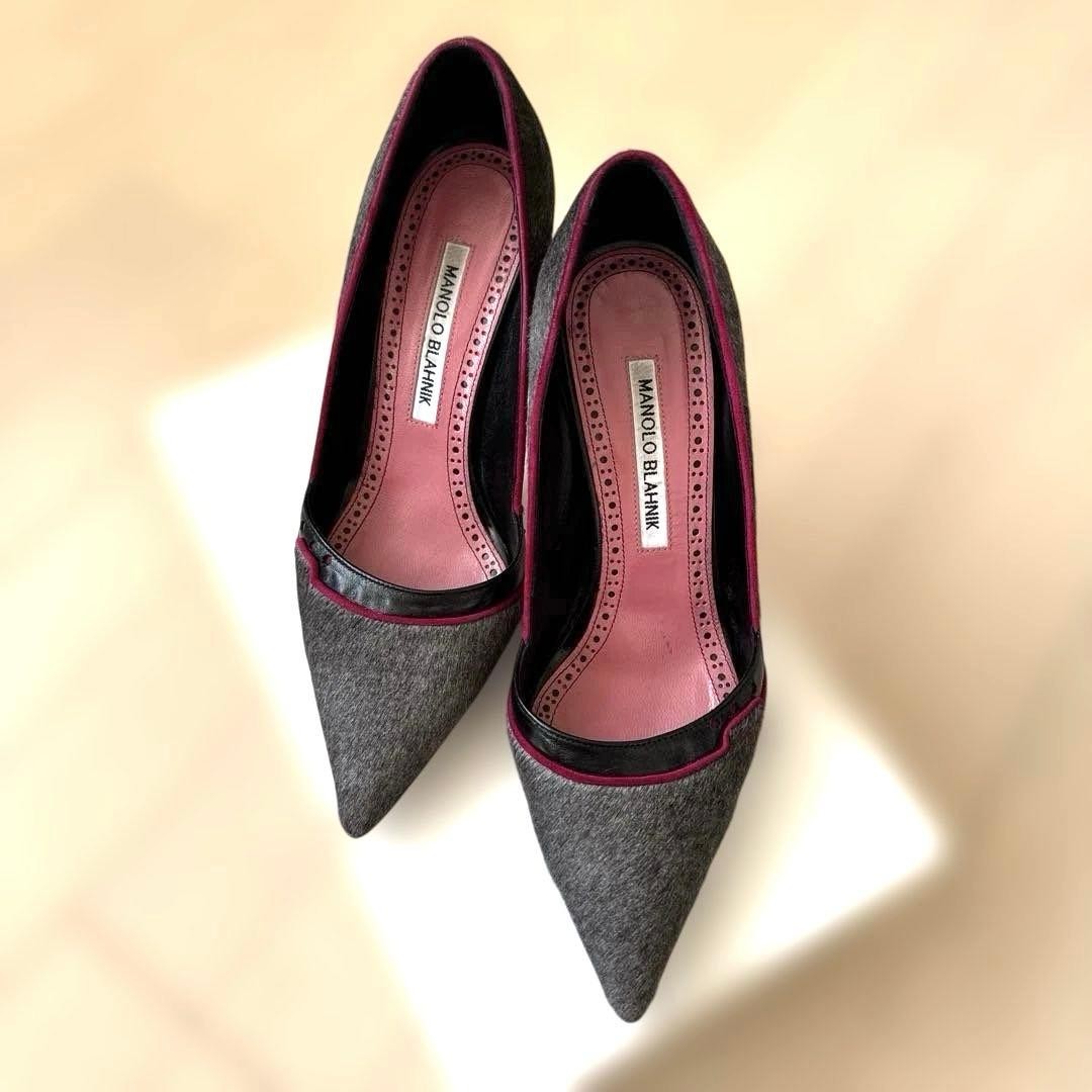 MANOLO BLAHNIK 9cm Pin Heel size 36 (23cm)