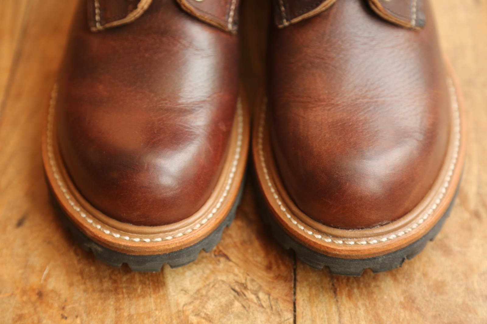 Redwing Red Wing 4585 Brown Leather Derby Boots Men’s UK 8.5 D US 9.5 EU 42.5