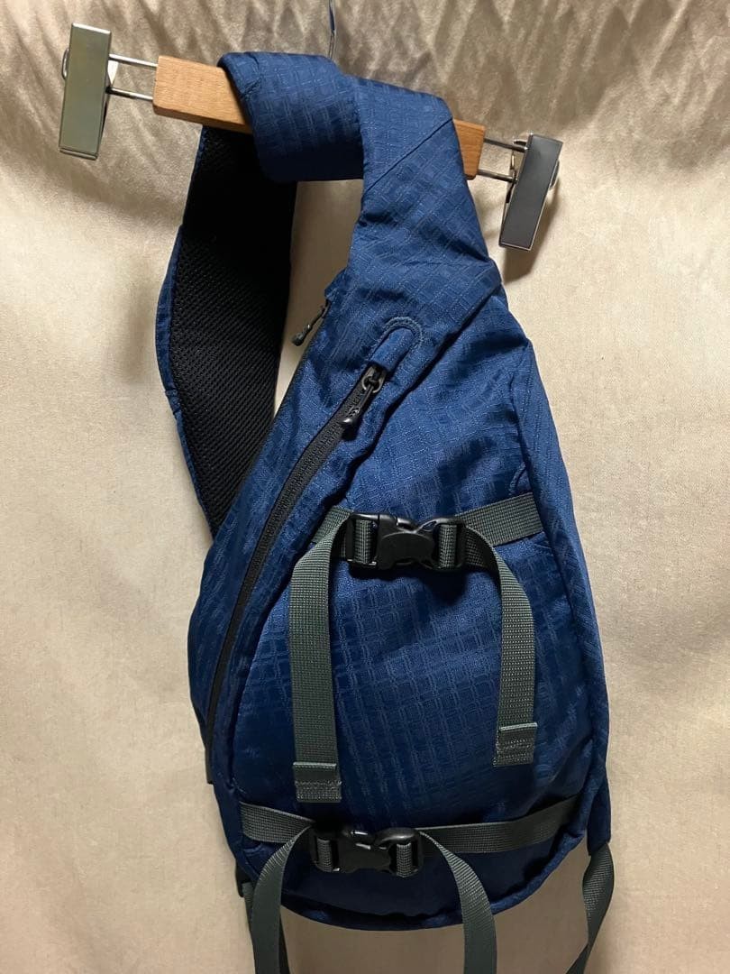 patagonia S9 Atom Sling Bag Excellent Ripstop Nylon Cordura Lightweight Navy