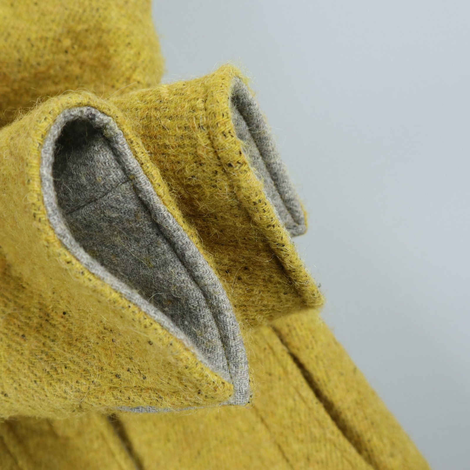 AKRIS Womens Yellow Wool Alpaca Coat Jacket Size US6 D36 F38