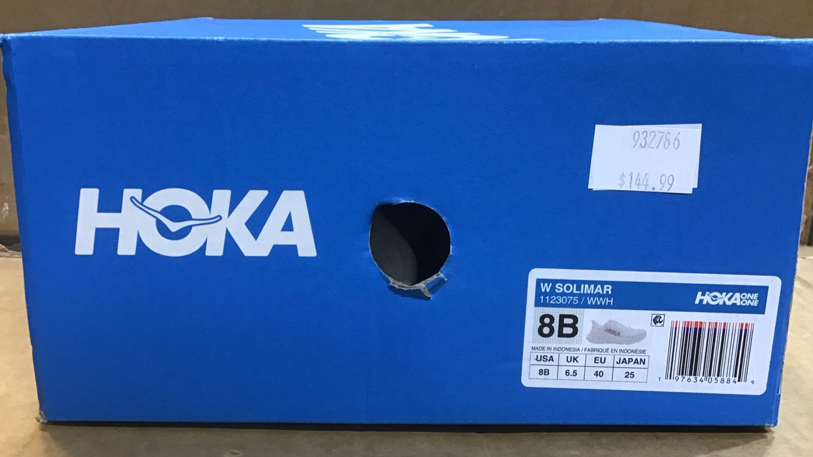 Hoka One One Solimar White Running Shoes Womens 1123075 WWH