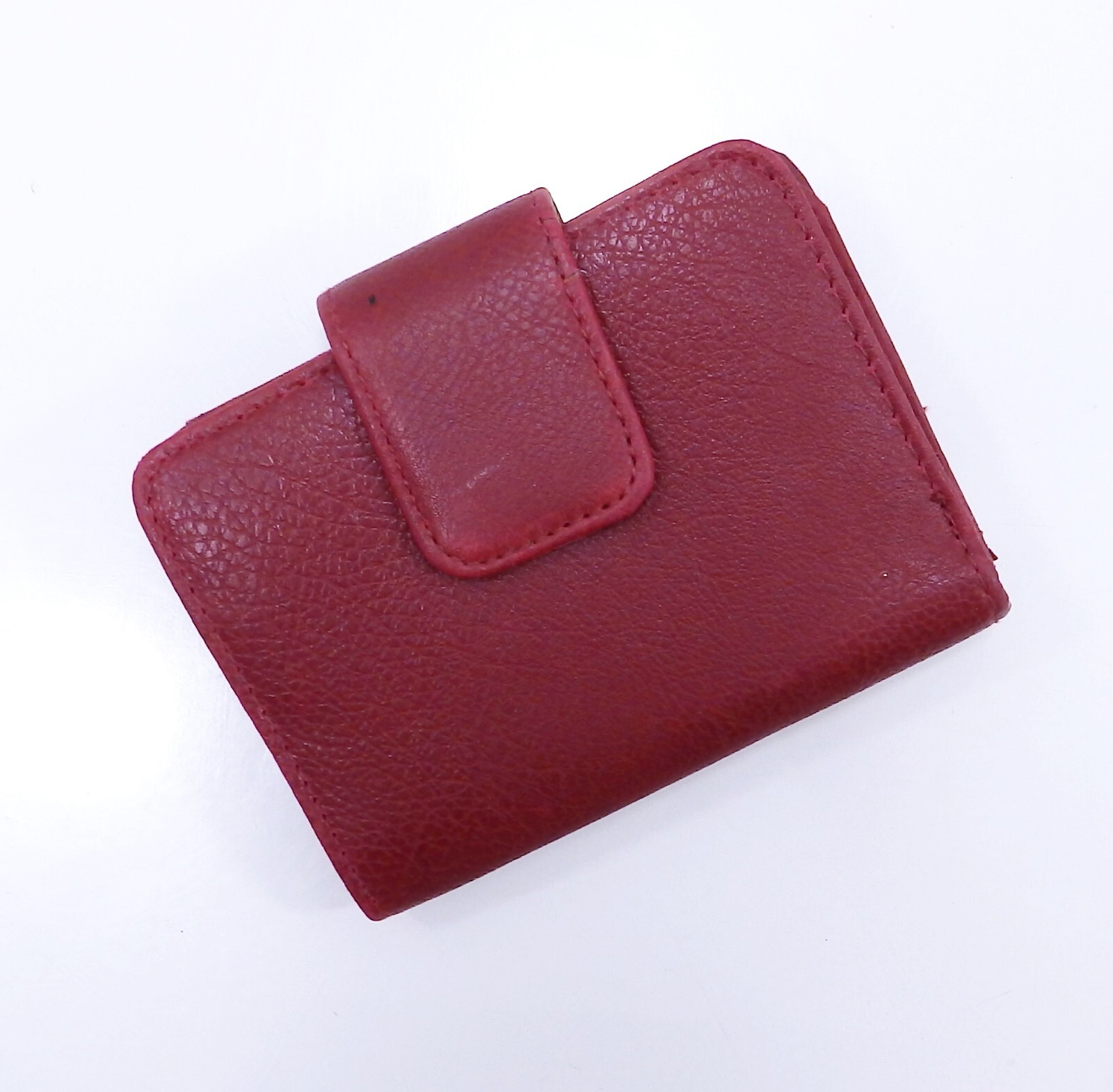 UNBRANDED Red Man-Made Material Wallet Women’s ID Card Credit Card Small Slim