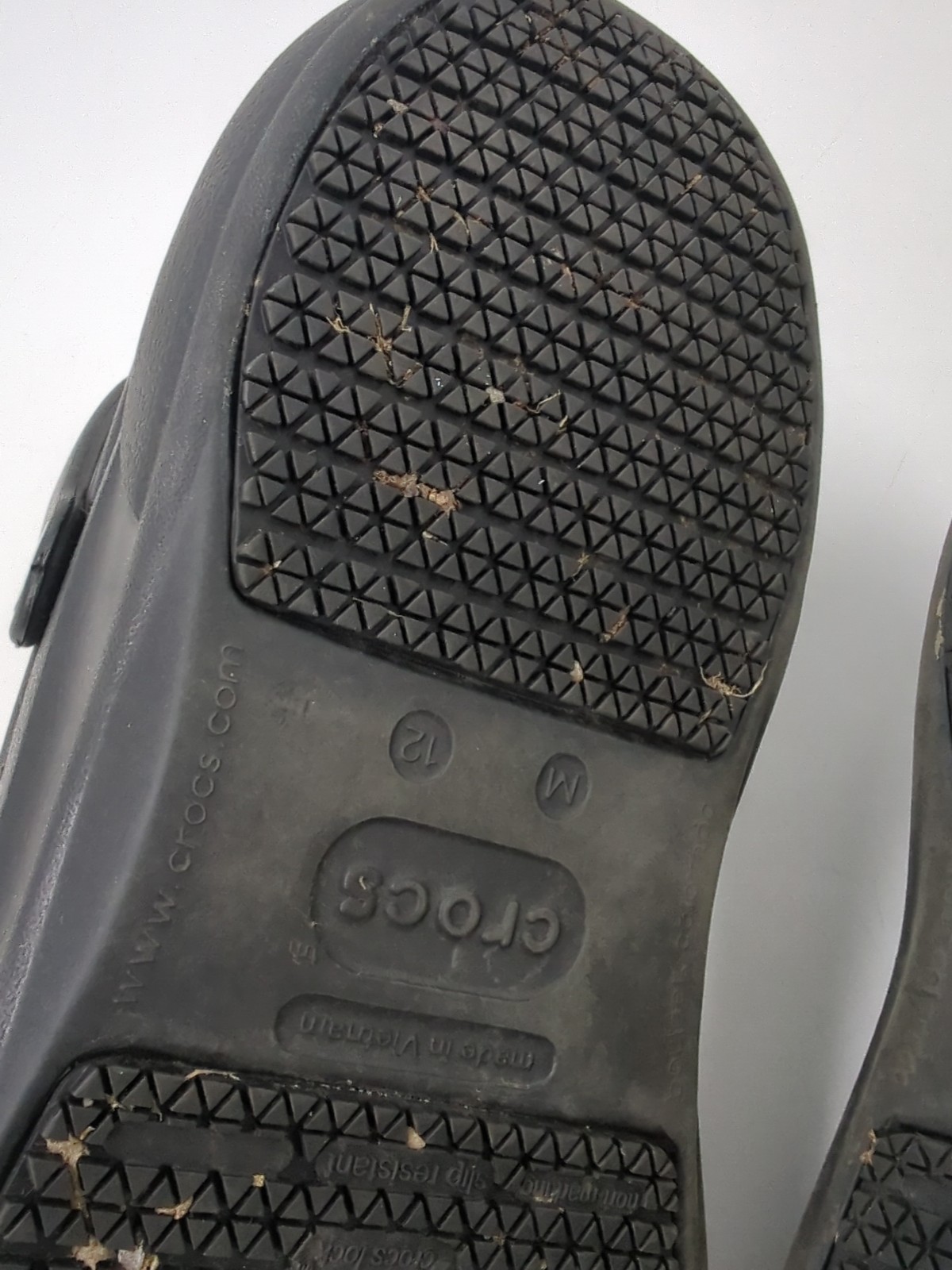 Crocs At Work Men’s Bistro Chef Clogs 10075-001 Black Size