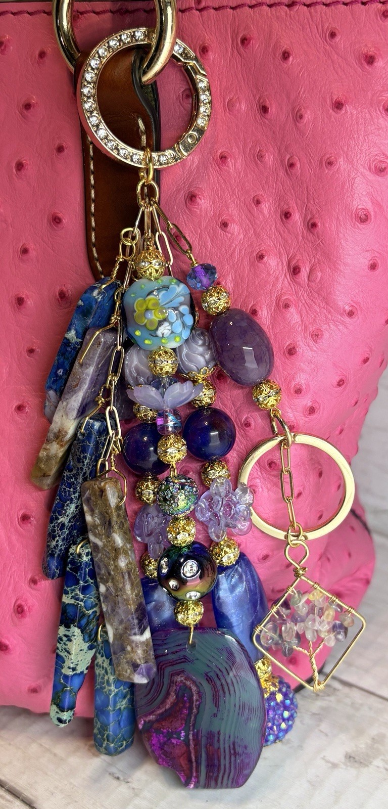 Purse Charm✨Bag Charm✨Bag Swag✨Handmade Bling Keychain✨Handbag Jewelry✨NWT