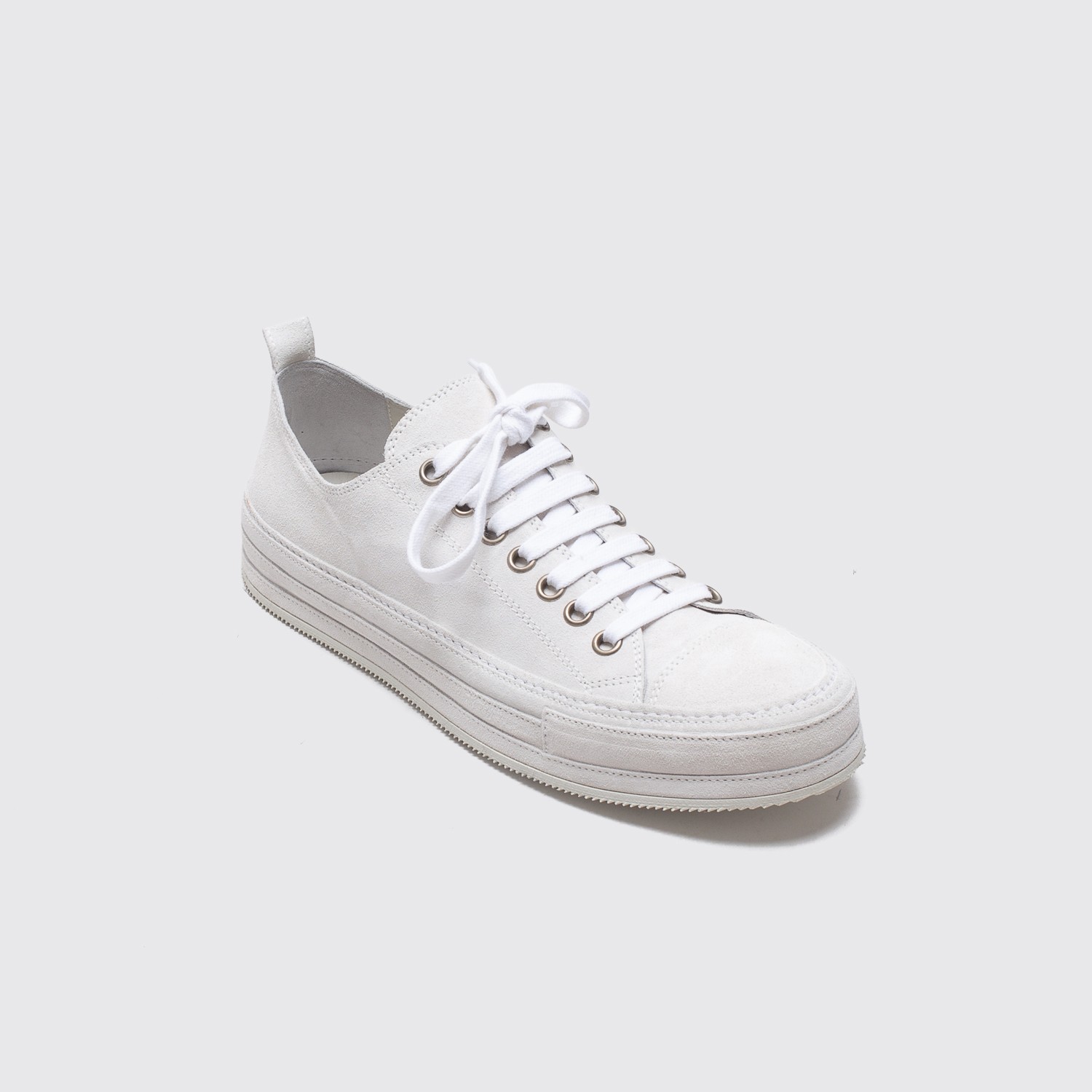 Ann Demeulemeester Scamosciato Sneakers Size EU43 Men White Suede Made in Italy
