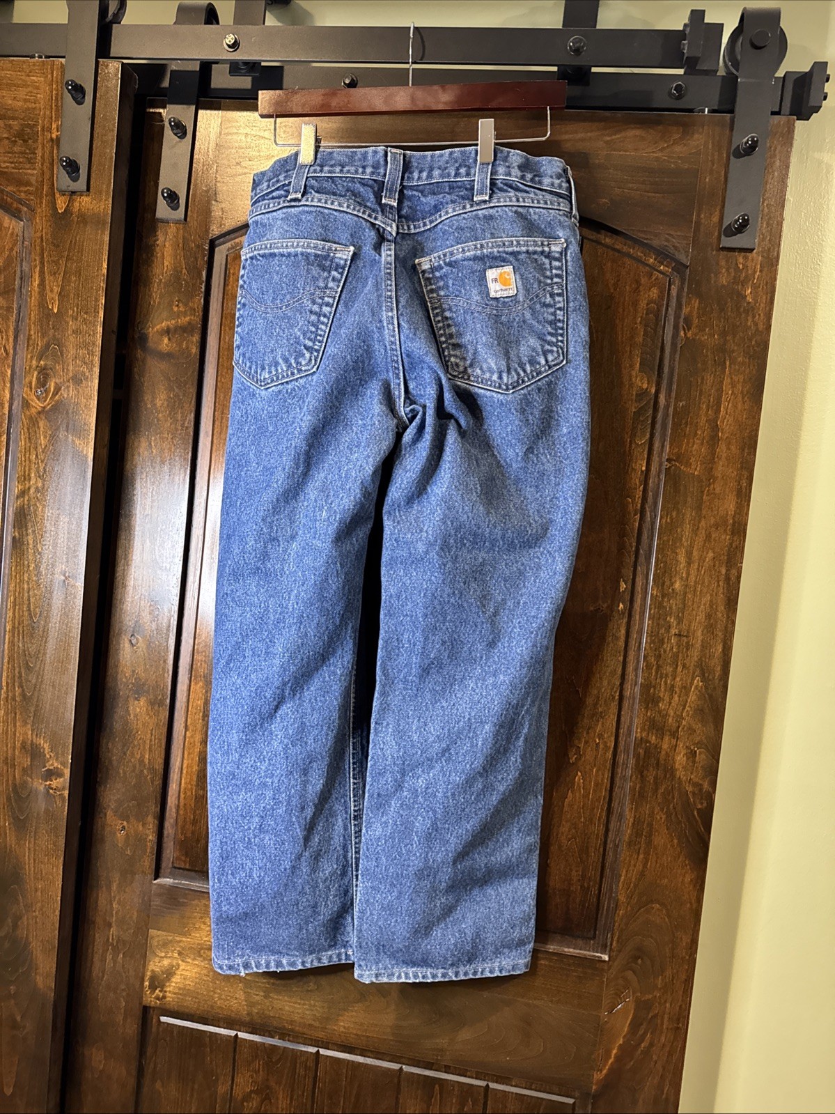 Carhartt FR Work Flame Resistant Men’s Jeans – Dark Blue 34×32