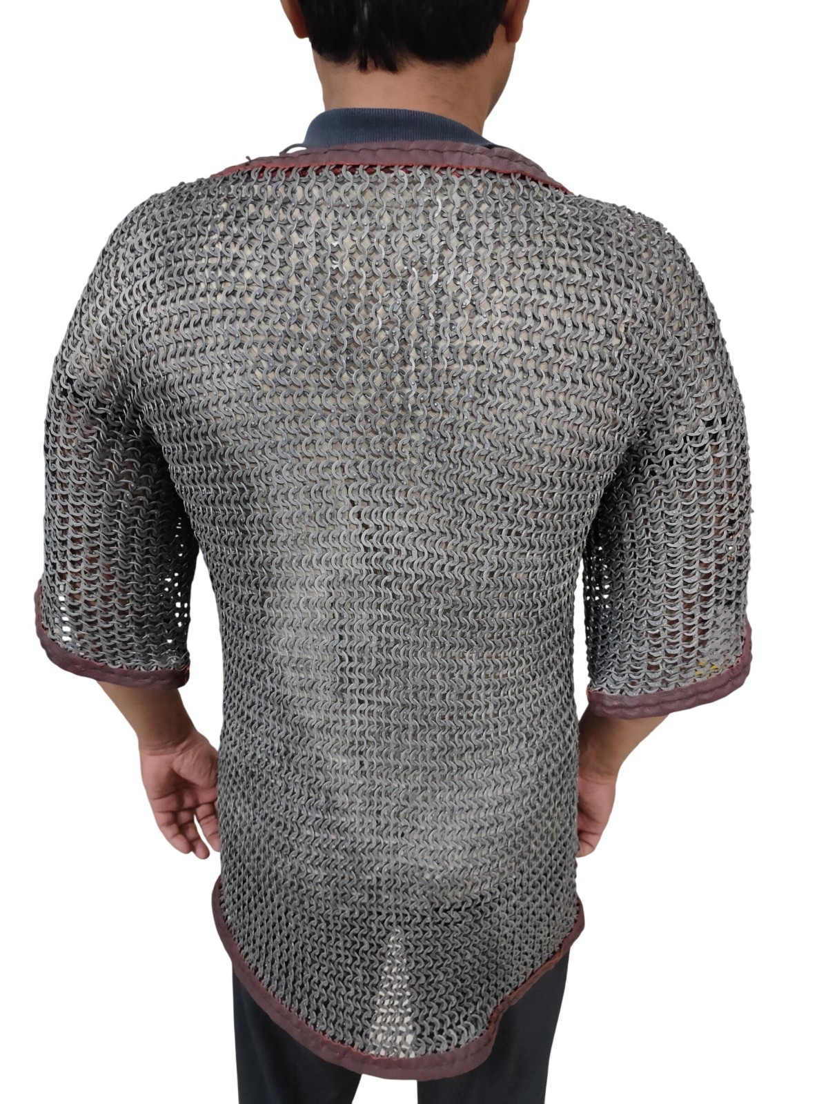 Medieval Mild Steel Butted Chainmail Shirt