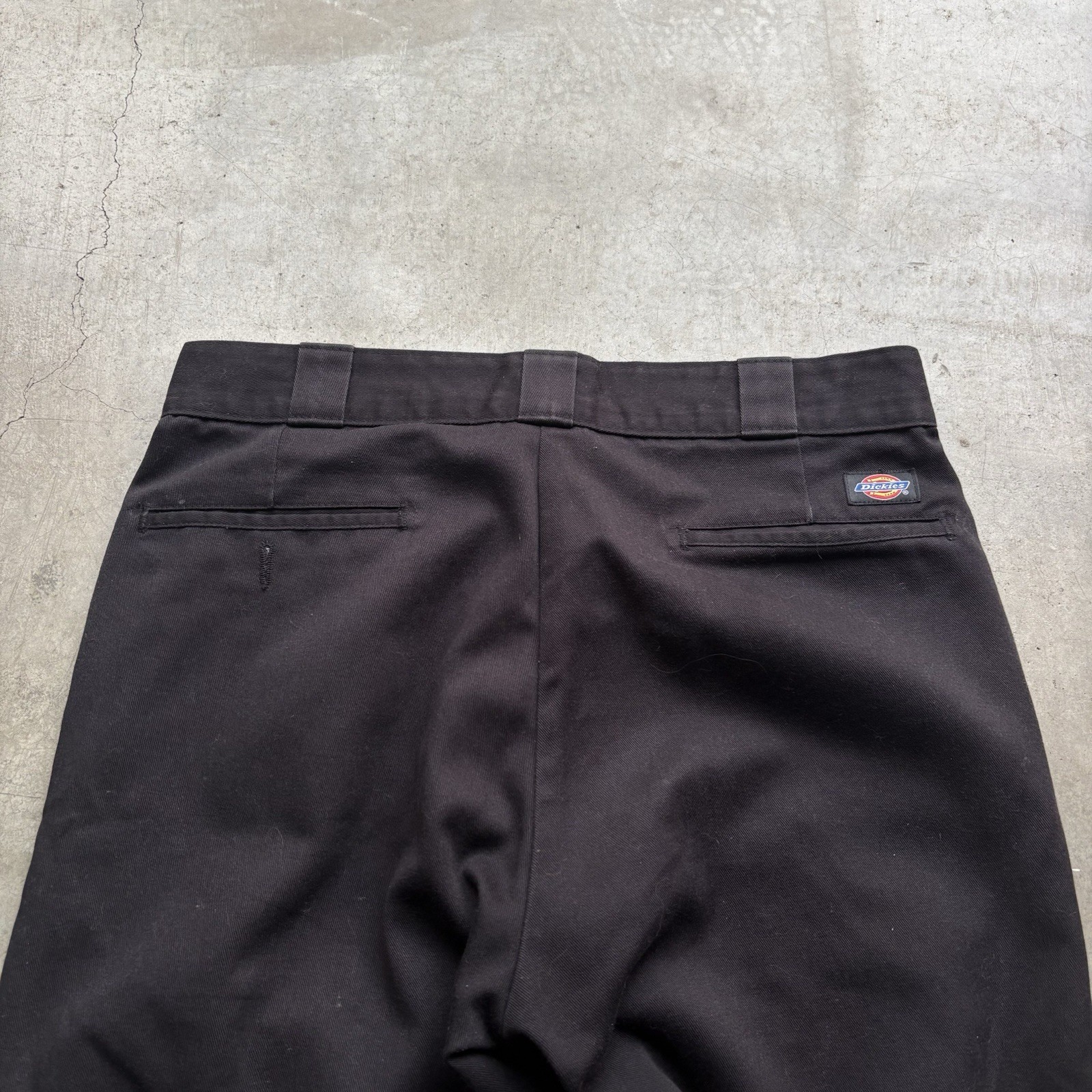 Dickies 874BK Men’s Workwear Pants 34×30 Black Cotton Blend Twill