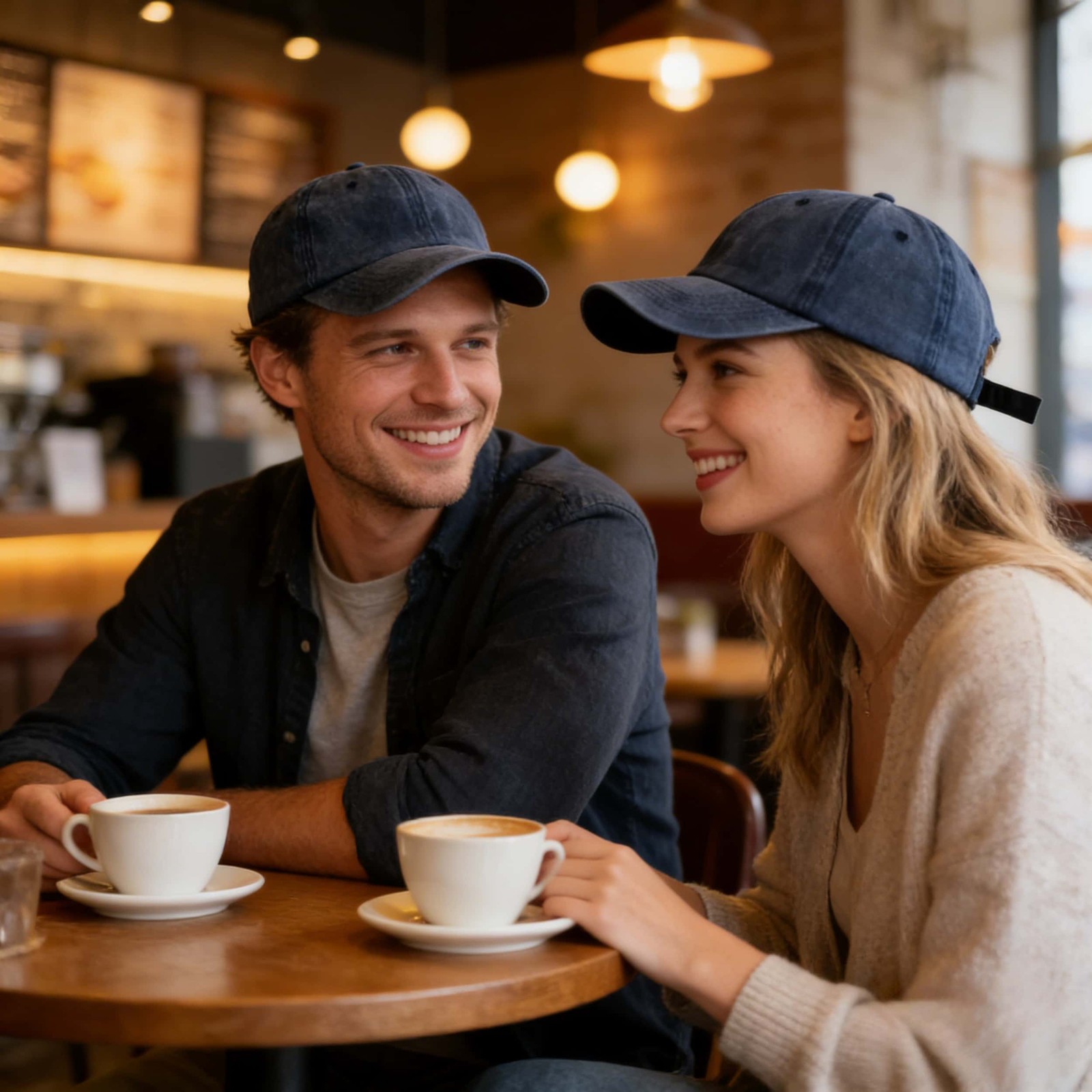 Custom Washed Cotton Denim Dad Hat – Your Logo/Text/Photo Here