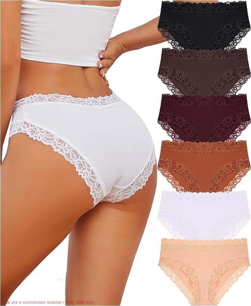 Knowyou Cotton Womens Underwear CheekyHipster 6 Per Pack L *SEE DEAL!!!*