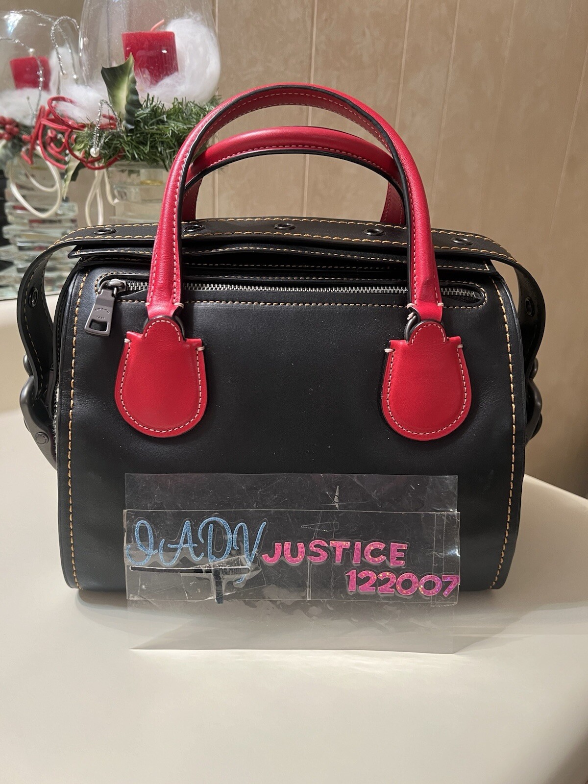 Coach 1941 BADLANDS satchel 25 in b-boy prairie patchwork leather bag 56630