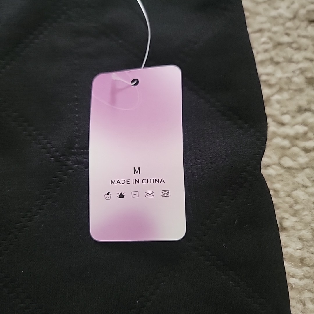 I Love Sia Black Shapewear Size Medium 92% Nylon + 8% Spandex