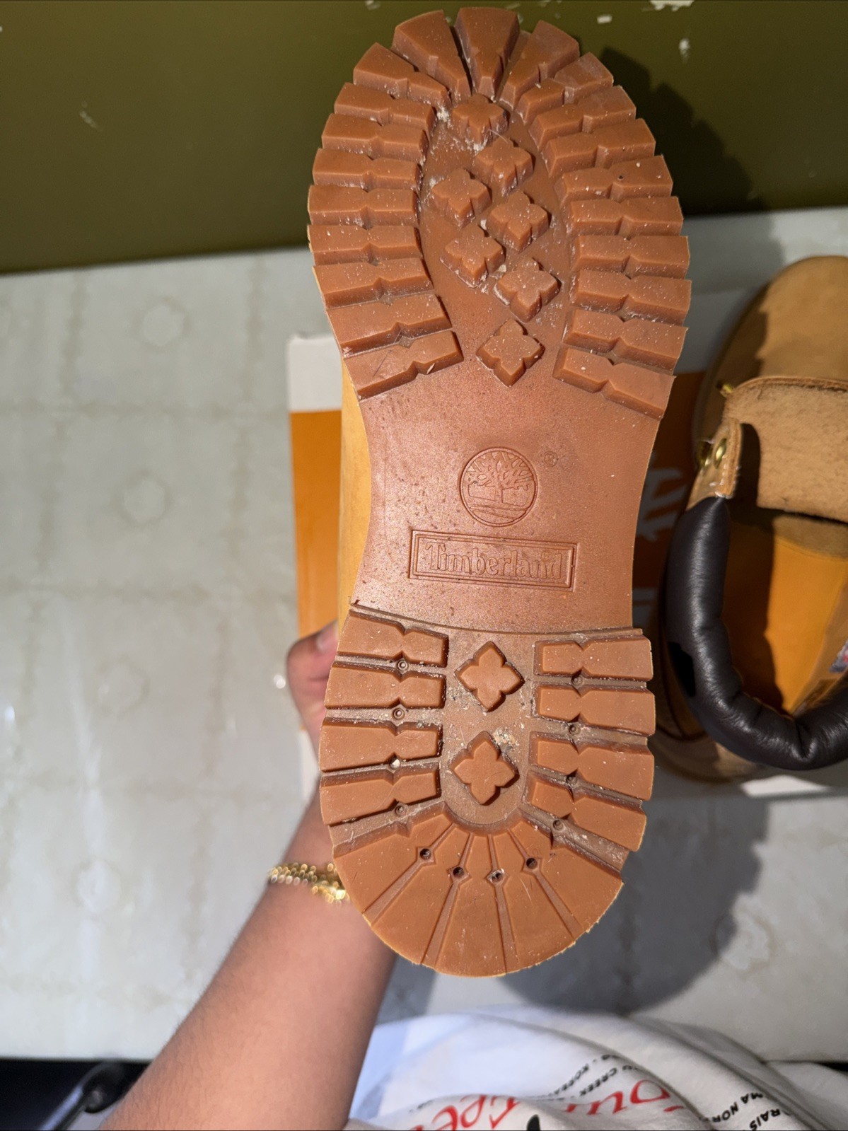 Timberland Men’s 6-inch Premium Waterproof Boot, Wheat Size 8.5M