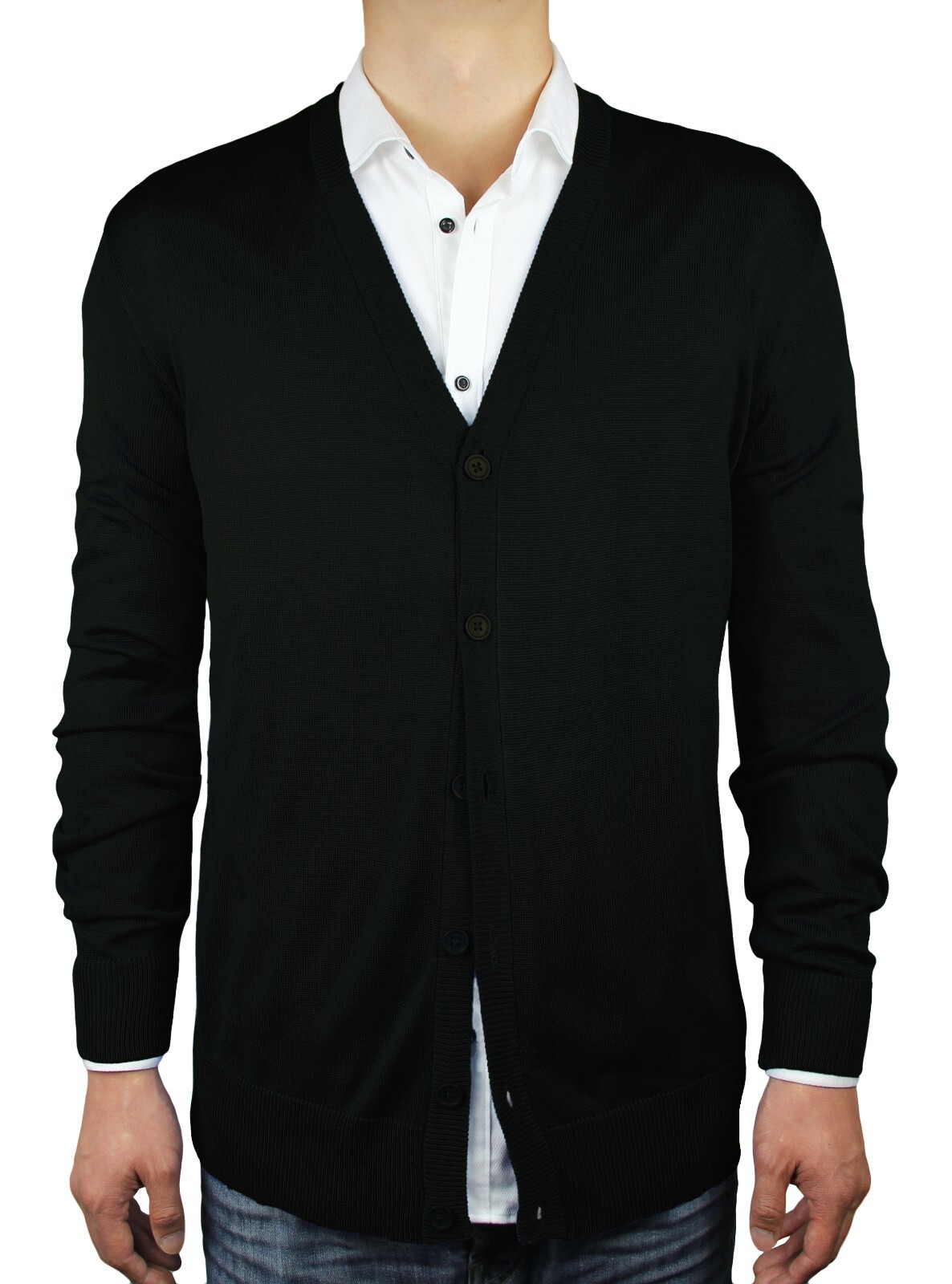 Blue Ocean Mens Cardigan Sweater (SW-249)