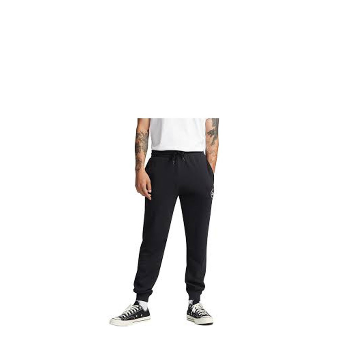 Converse Go-To All Star Patch Standard Fit Sweatpant Black Unisex 10024947-A01