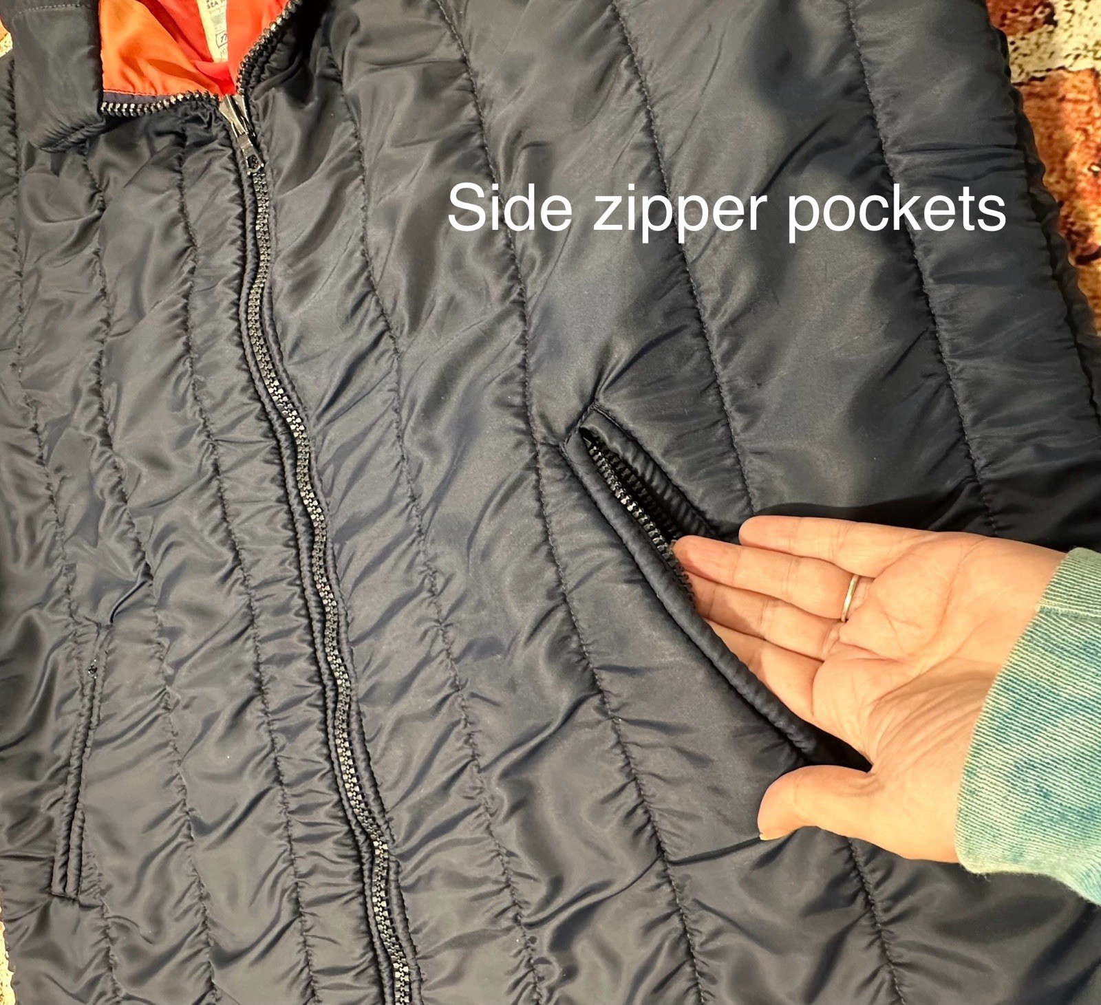 HELLY HANSEN SAILING JACKET SIZE LARGE 1960s 1970s SEAFARER NAVY VINTAGE COAT