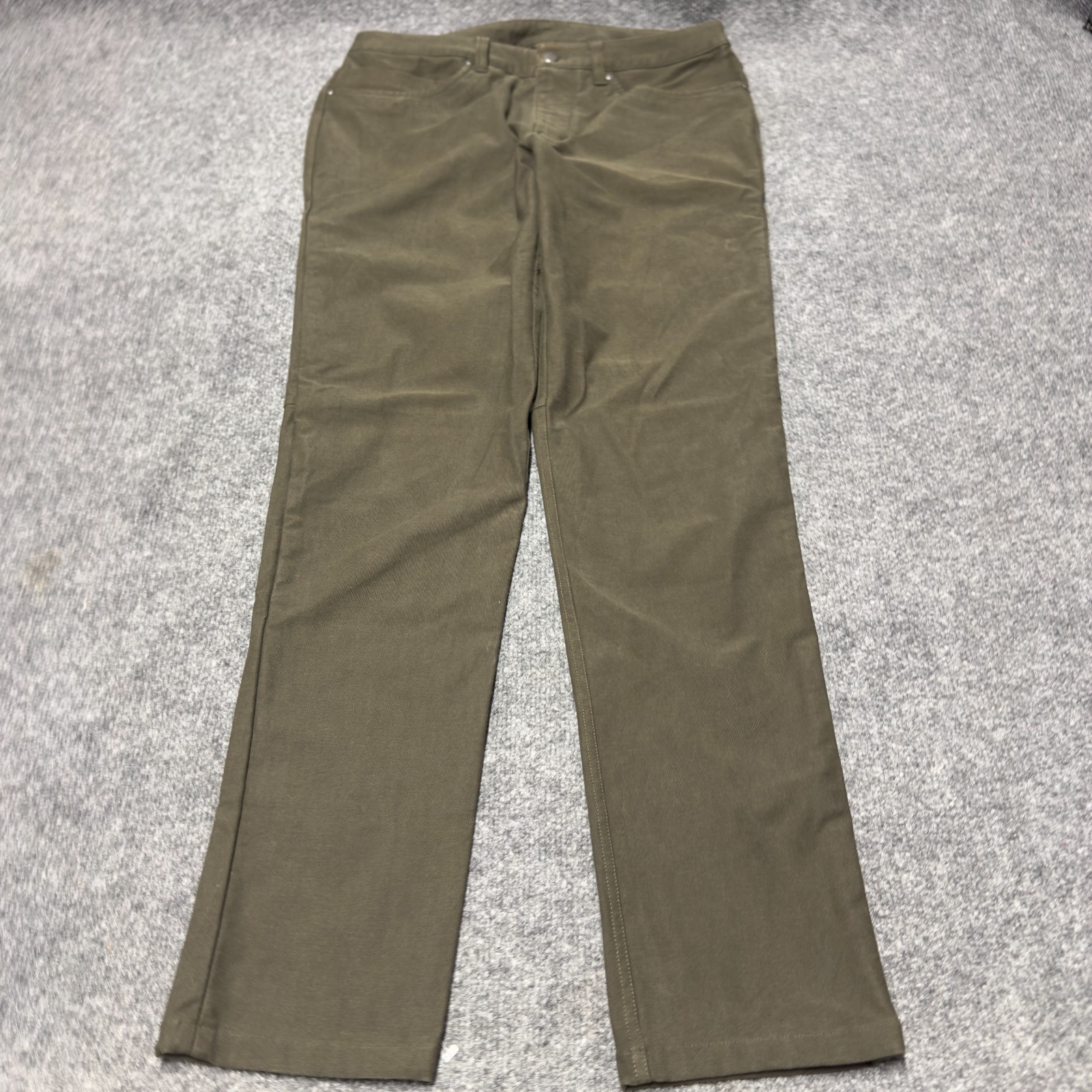 Lululemon ABC Slim Utilitech Pants Men 32×32 Canvas Abrasion Resistant LM5ABOS