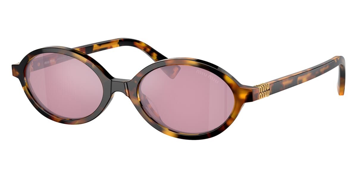 New MIU MIU MU04ZS VAU50D Honey Havana/Bordeaux Mirrored 50-18-140 Sunglasses