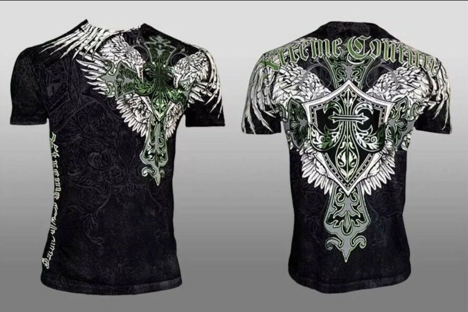 Xtreme Couture Affliction Men’s T-Shirt LONG VIEW Tattoo Biker S-5XL