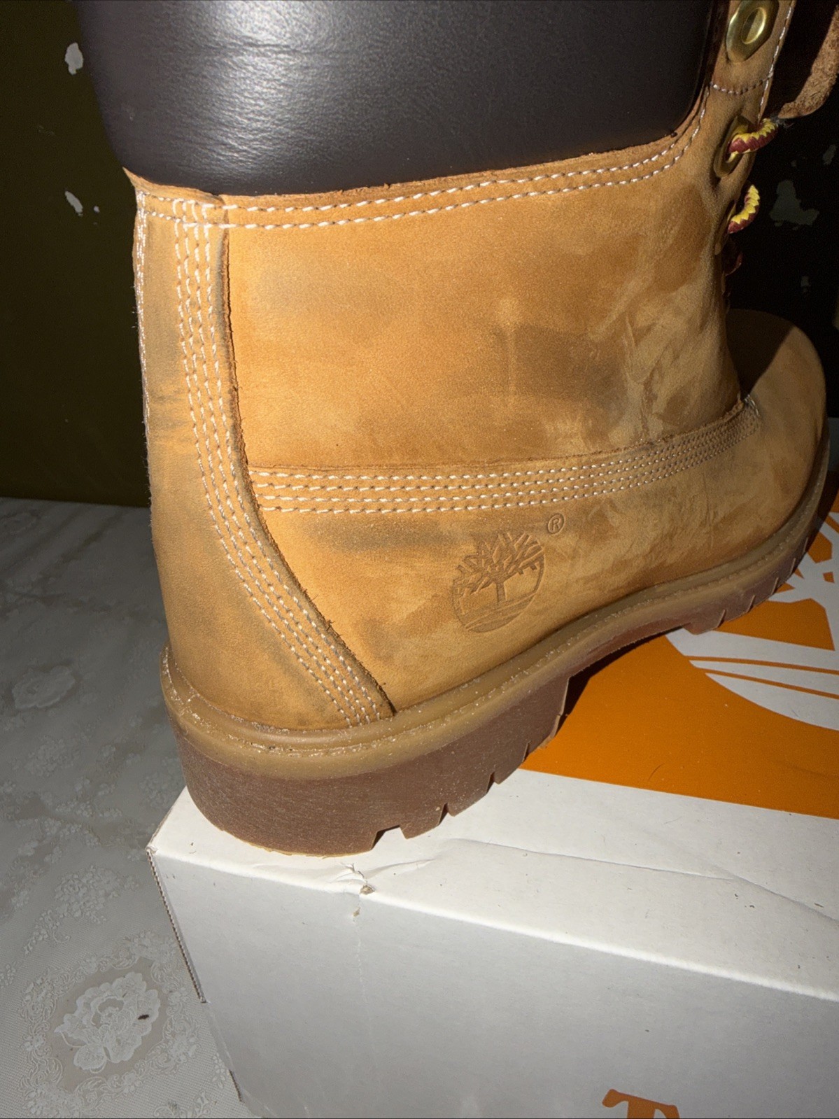 Timberland Men’s 6-inch Premium Waterproof Boot, Wheat Size 8.5M