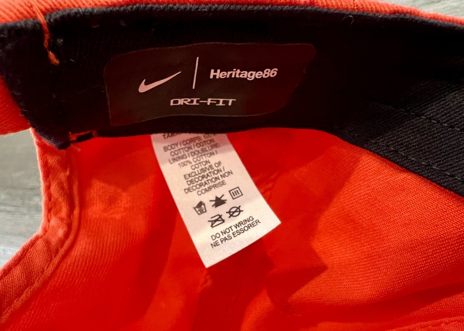 New Nike Orange WNBA Strapback Heritage 86 Basketball Baseball Cap Dad Hat Clark