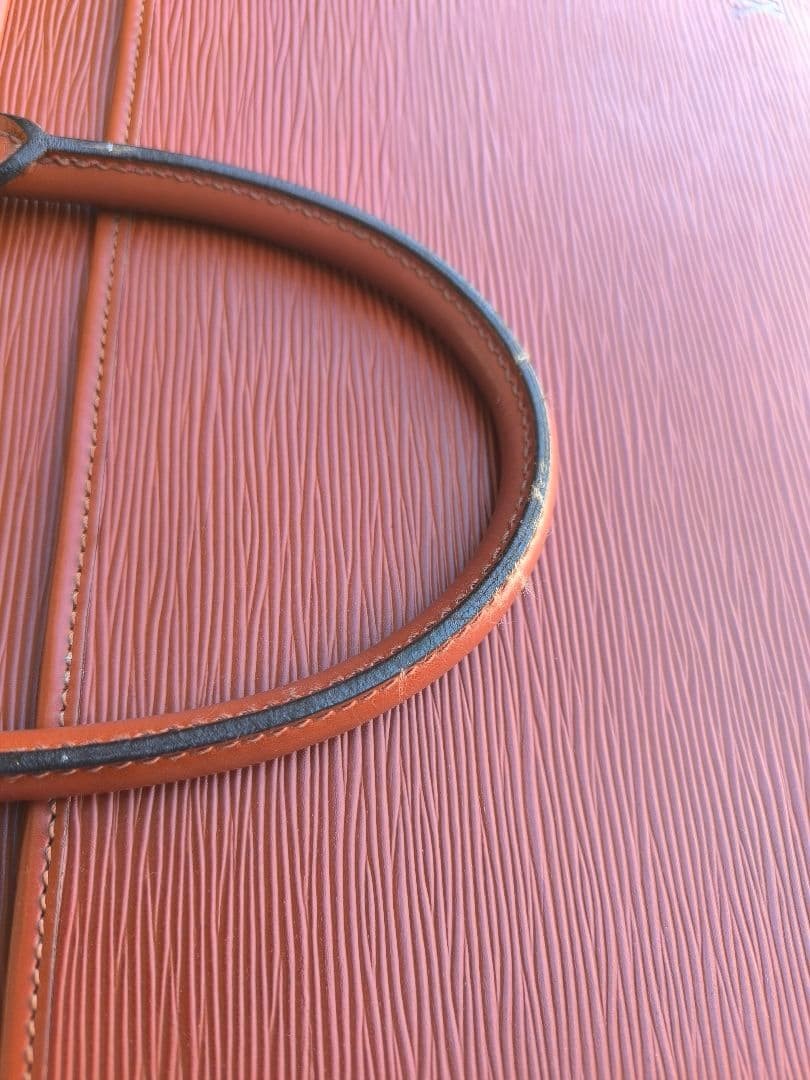 Louis Vuitton Epi Riviera M48183 Leather Brown Handbag