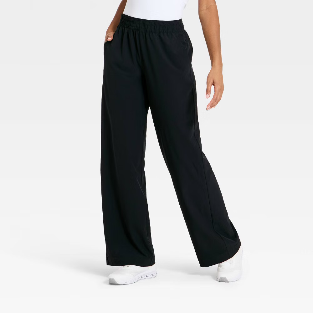 Women Mid-Rise Woven Travel Pants – All In Motion
